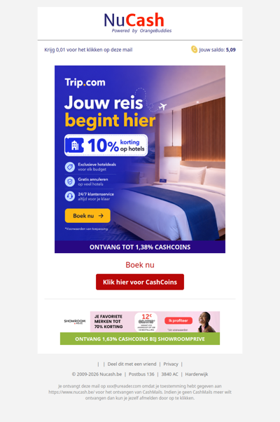 10% korting op hotels bij Trip.com!