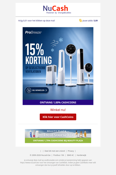 Nu winkelen: stijlvolle ventilatoren met 15% korting
