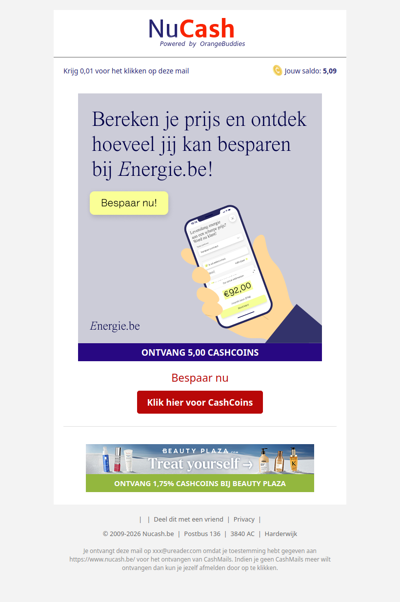 Ontdek hoeveel jij kan besparen bij Energie.be!