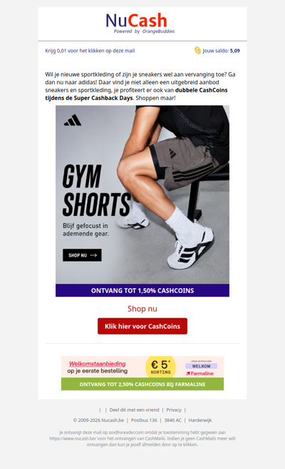 Upgrade jouw sportoutfit met adidas performance wear