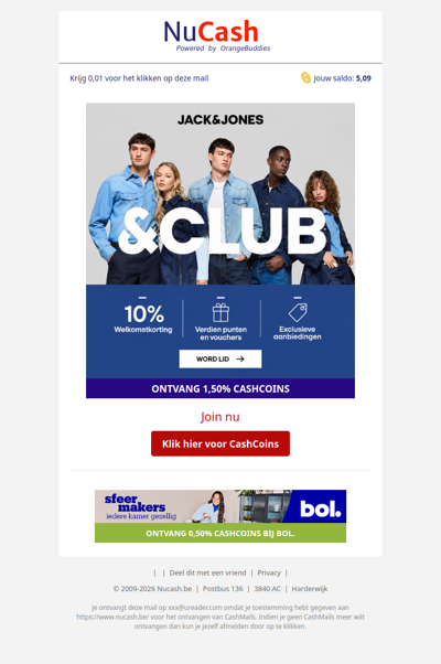 Join de Jack & Jones Club voor exclusieve member deals