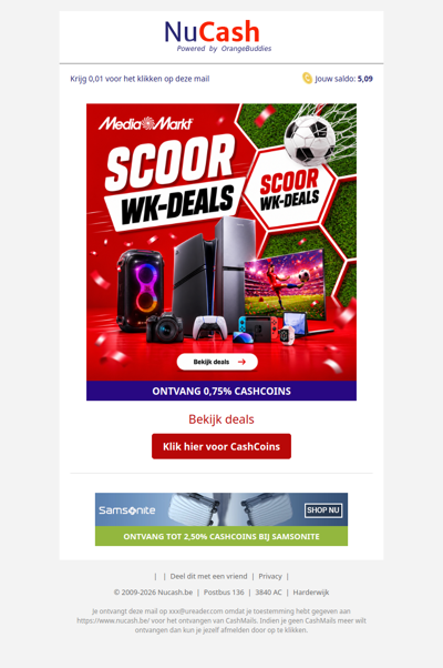 Scoor waanzinnige WK-deals bij MediaMarkt