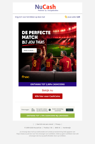De perfecte match voor sportfans vind je bij FNAC