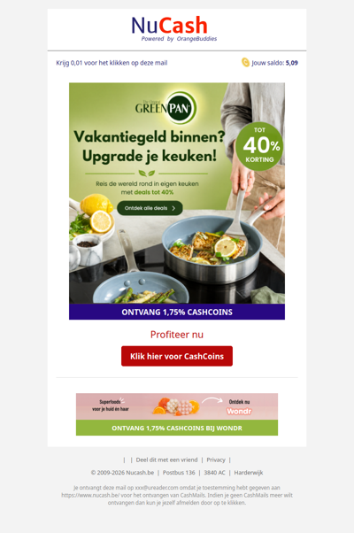 Vakantiegeld binnen? Deals tot 40% korting bij GreenPan