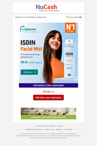 Bescherm je huid overal met ISDIN Facial Mist SPF 50