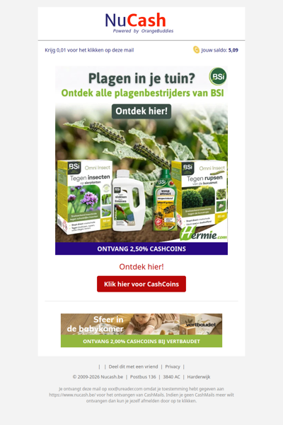 Alles voor een gezonde en plaagvrije tuin bij Hermie