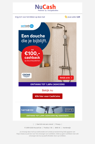 Jouw nieuwe douche begint bij Saniweb