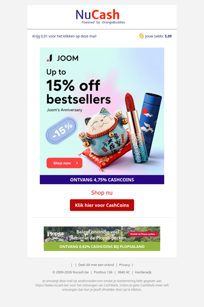 Joom Anniversary Deals: bespaar tot 15% op favorieten