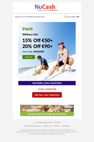 Wellness Sale: bespaar tot 20% op je bestelling