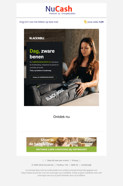Herstel sneller met de BLACKROLL Compression Boots