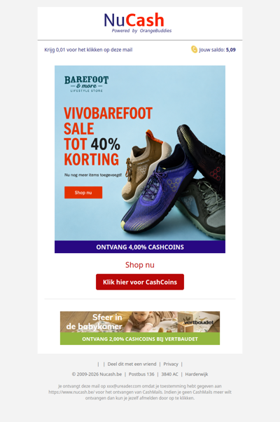 Vivobarefoot Sale: profiteer nu van tot 40% korting