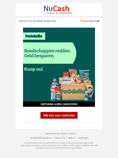 Boodschappen altijd met korting tot 80% korting!