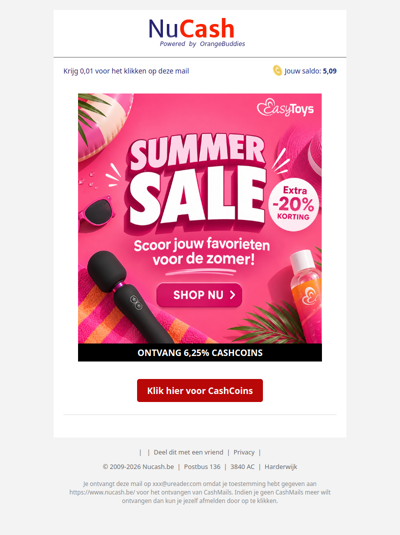 ☀️ Scoor jouw zomerfavorieten met 20% extra korting!