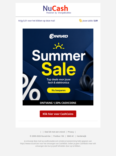 Summer Sale bij Conrad