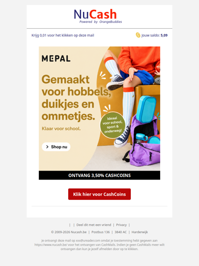 Klaar voor elk schoolavontuur!