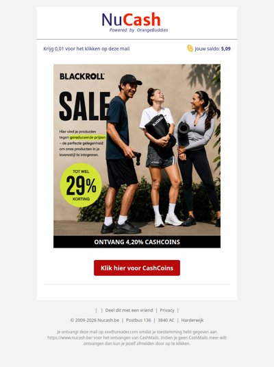 BLACKROLL Sale: Tot wel 29% korting