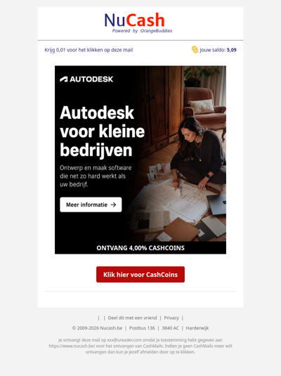 Ontwerp slimmer met Autodesk én ontvang cashback!