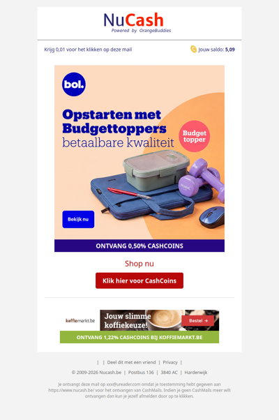 Bugettoppers bij bol.