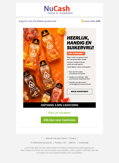 Heb jij al alle smaken van Bolero geproeft?