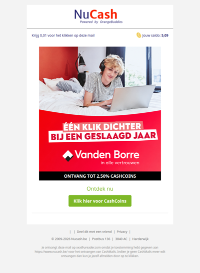 Shop voor een geslaagd jaar bij Vanden Borre