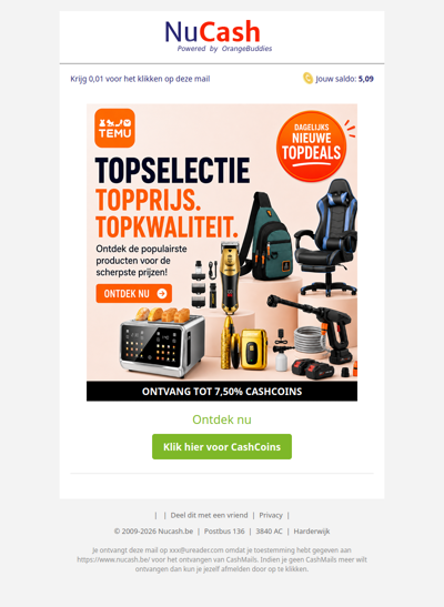 Topselectie, topprijs: ontdek de beste TEMU-deals
