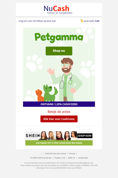 Ontdek de aanbiedingen van Petgamma
