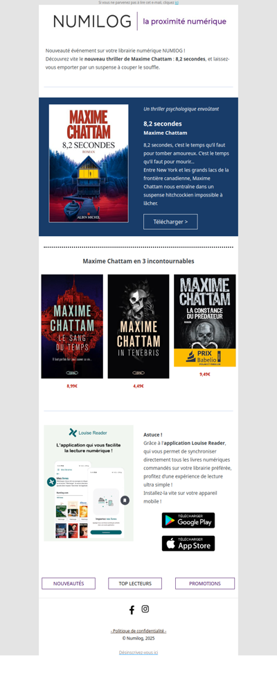 8,2 secondes : le nouveau thriller de Maxime Chattam