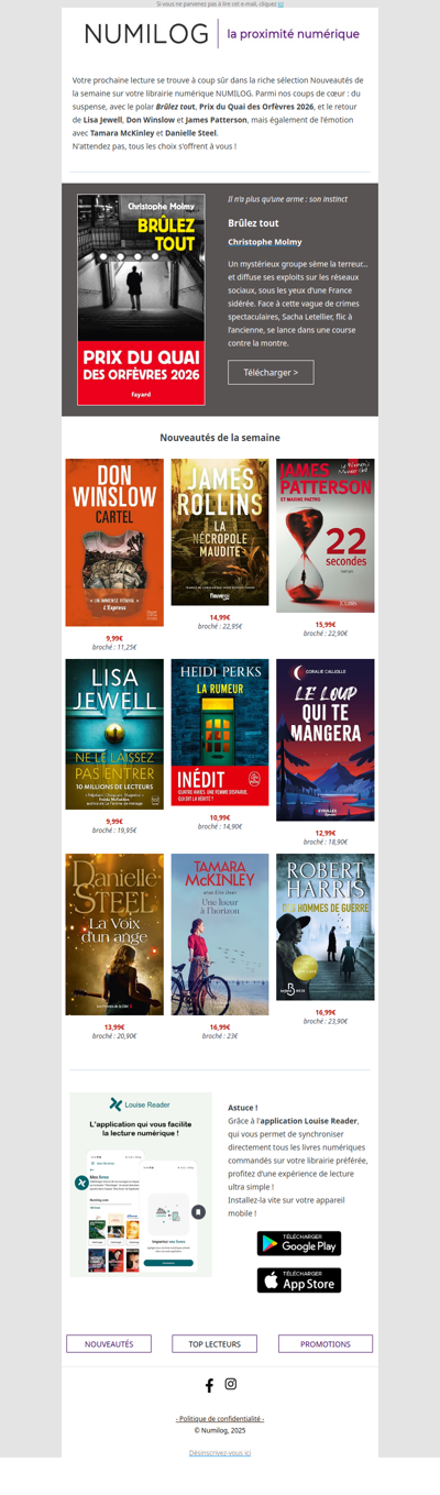 Laissez-vous séduire par les nouveautés de la semaine