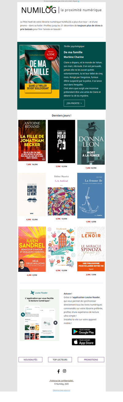 ⏱ Profitez des dernières promos de l'année