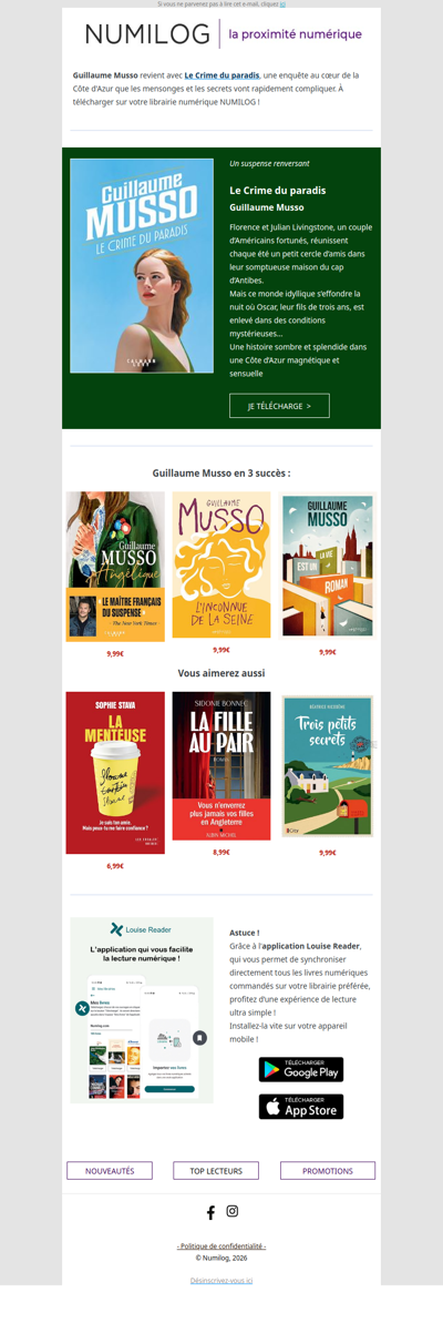 Guillaume Musso : son nouveau roman !