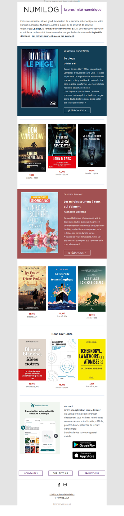 Les nouveautés de la semaine : entre sueurs froides et feel good