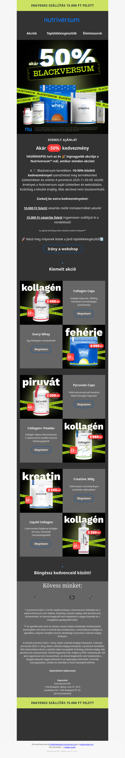 ⏰ VASÁRNAPIG tart az ÉV LEGNAGYOBB akciója!