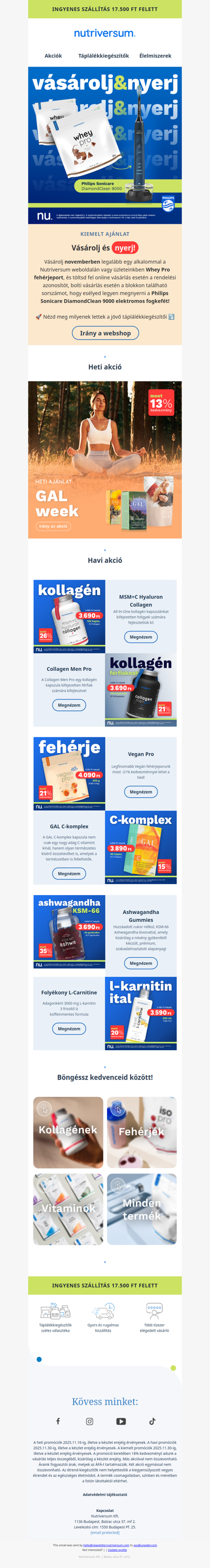 Vásárolj & Nyerj 🎁 Philips elektromos fogkefét!