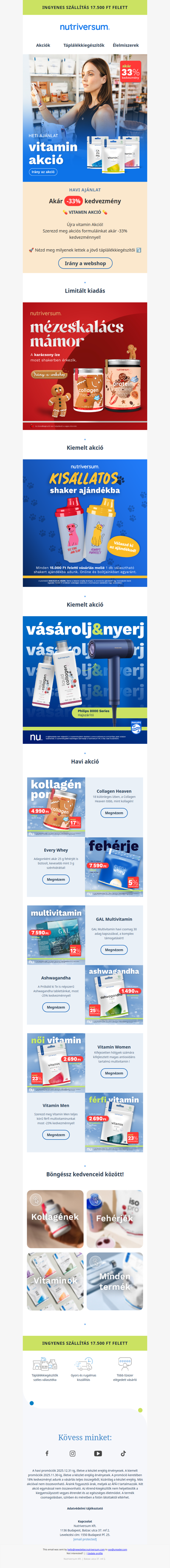 Újra Vitamin Akció! 🎉 Akár -33%