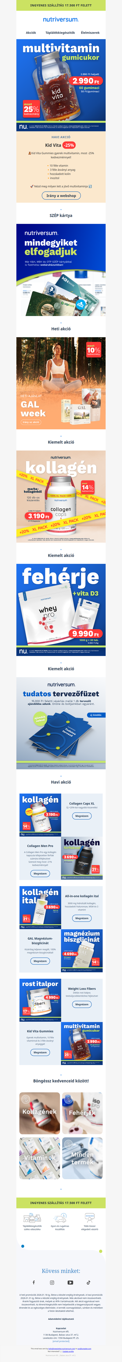🌟 Kid Vita multivitamin gumicukor -25% kedvezménnyel!