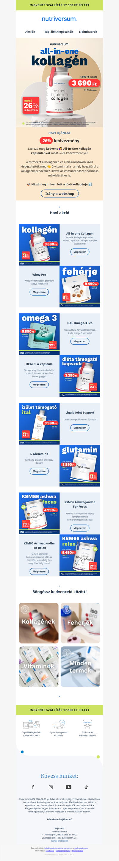 ✨Ragyogj belülről: MSM+C Hyaluron Collagen Caps -1300 Ft