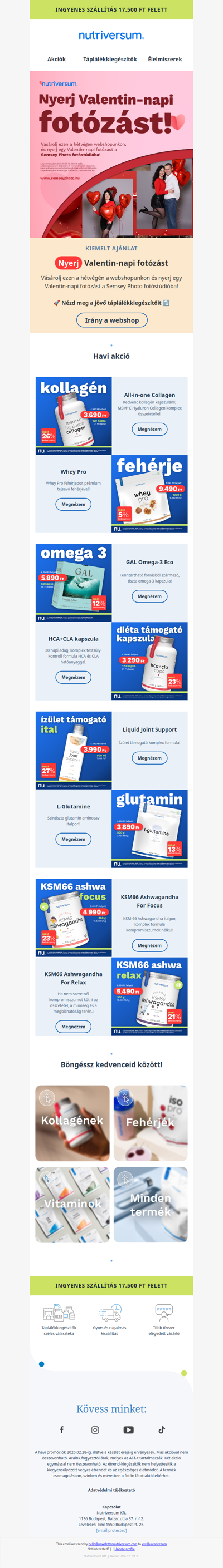 Nyerj Valentin-napi fotózást 💕📷