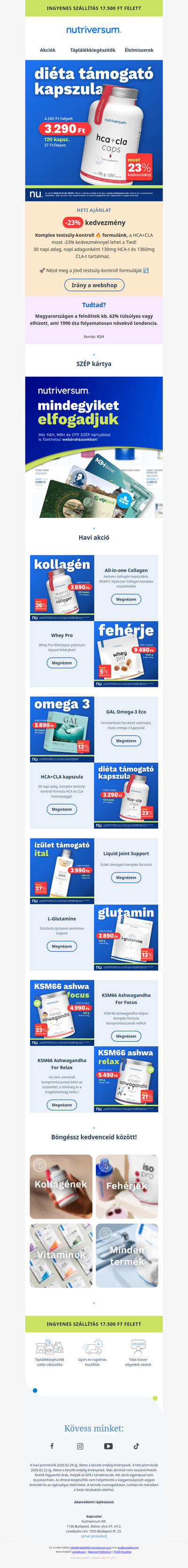 🔥Támogasd diétád HCA+CLA-val, most 1000 Ft kedvezménnyel!