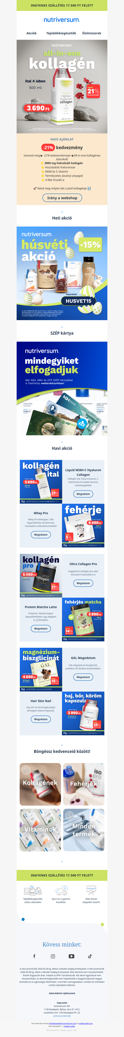 -18% kedvezmény🔥 a Liquid MSM+C Hyaluron Collagen-re!