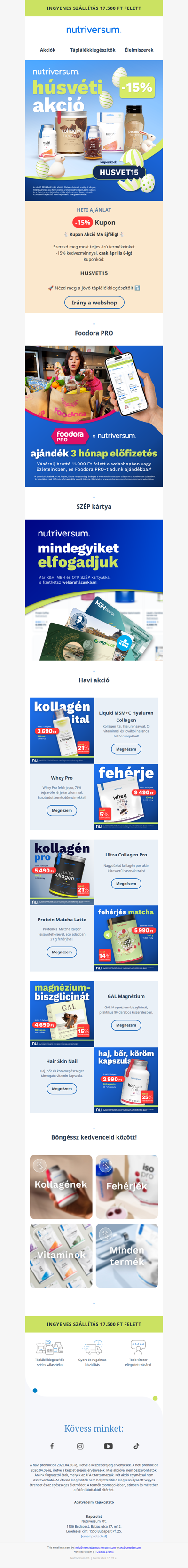 Húsvéti akciónk🐰 hamarosan lejár!