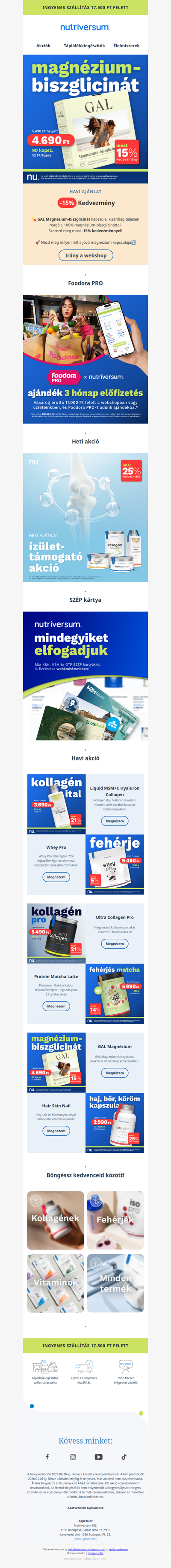 🔥GAL Magnézium-biszglicinát most -15%