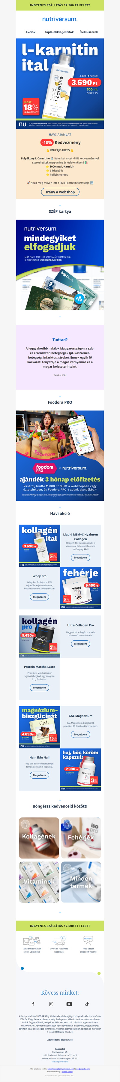 🔆Indul a nyári forma – Liquid L-Carnitine most 18% kedvezménnyel