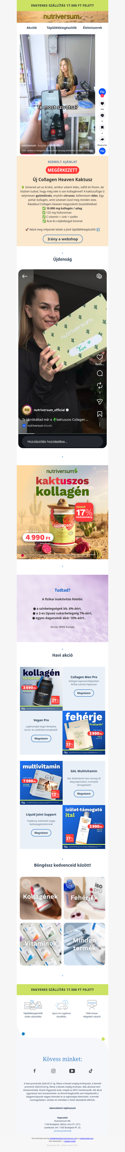 🌵 Milyen az ÚJ Kaktuszfüge ízű Collagen Heaven?