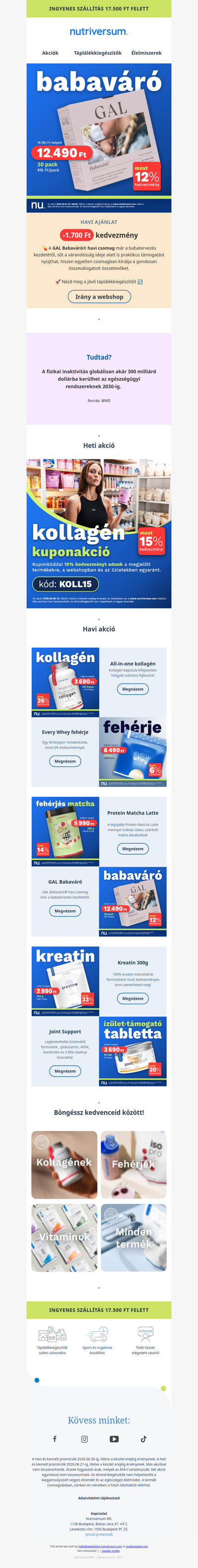 🚼Prémium vitamin csomag a babatervezéstől a várandósságig. GAL Babaváró -12% kedvezménnyel