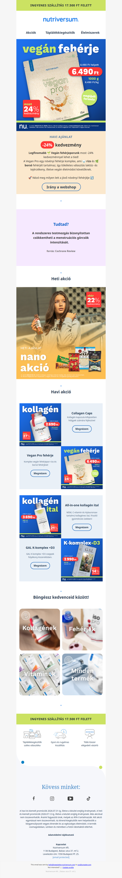 🌱Megújult formában, kedvezményes áron vár a Vegan Pro ProEarth$ae-fe0f$ fehérjepor!