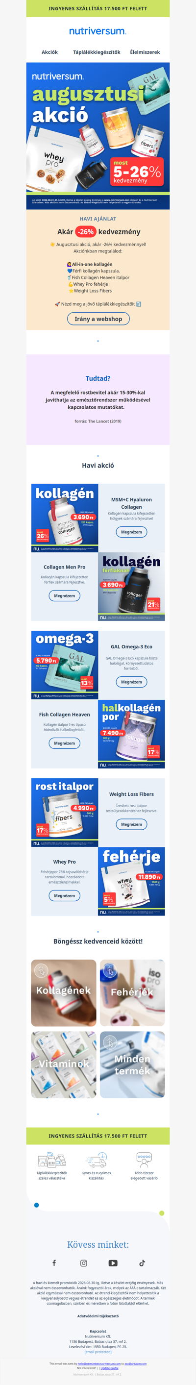 🚀Nézd meg augusztusi akciós termékeinket!