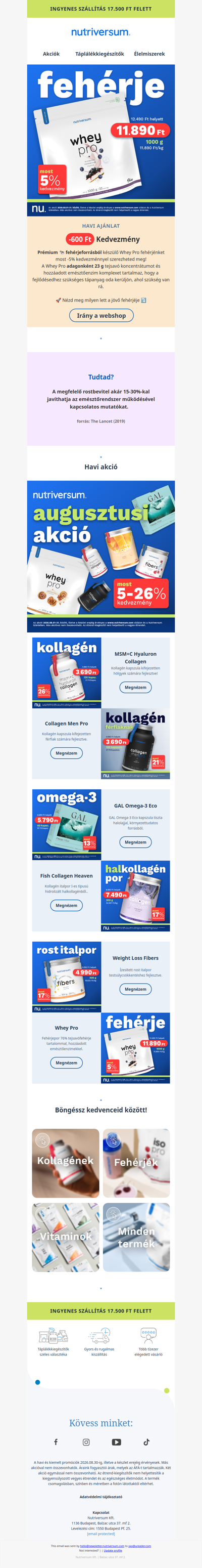 🔥Ez az a fehérje akció, amire vártál! Csapj le kedvenc ízeidre kedvezménnyel!