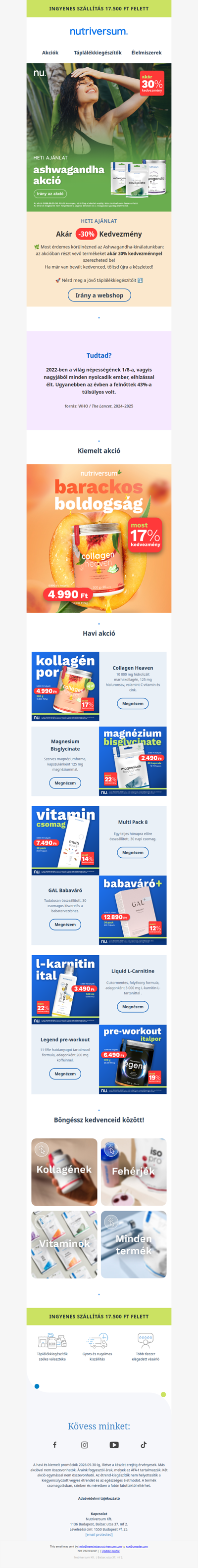 🌿Most érdemes feltölteni a készleteket! Ashwagandha termékek akár 23% kedvezménnyel!