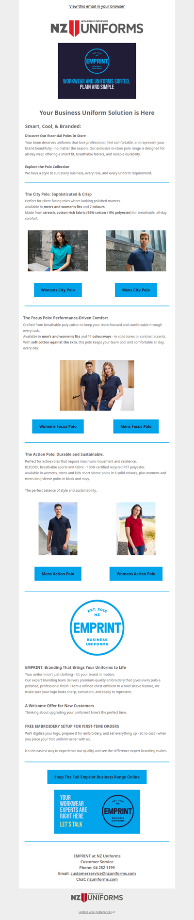 New Polos for Your Business