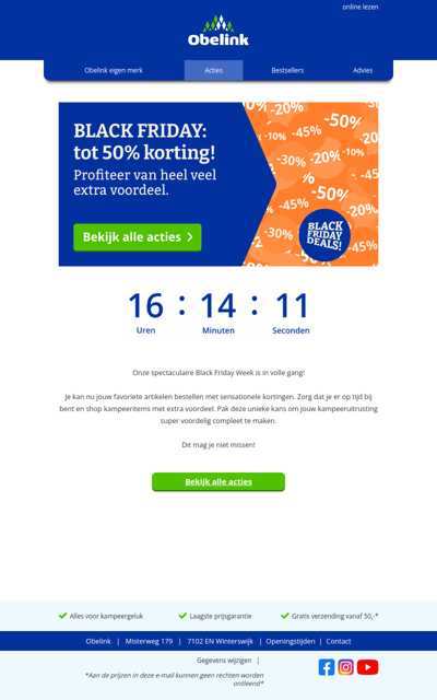 ⚫ BLACK FRIDAY: tot 50% korting!